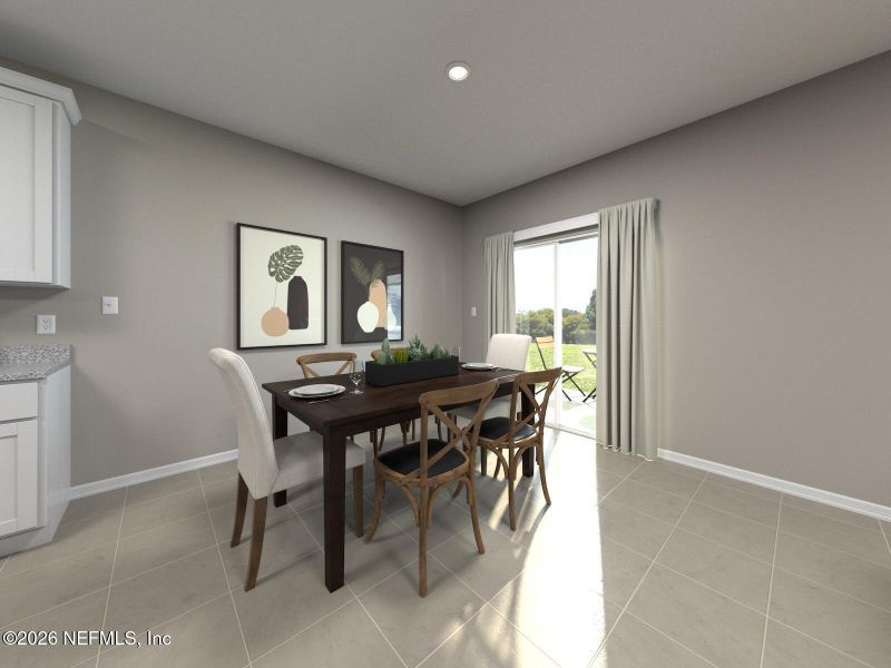 Furnished interior view inside a new home in Lakes at Bella Lago - Signature Series, Green Cove Springs (Image 3).