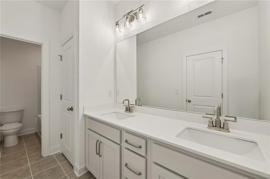 Furnished interior view inside a new home in East Harbor II at Chestatee, Dawsonville (Image 4).