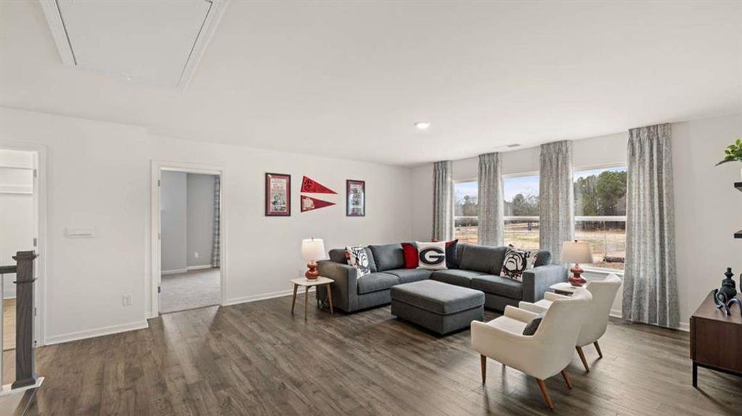 Furnished interior view inside a new home in Heritage Pointe, Senoia (Image 19).