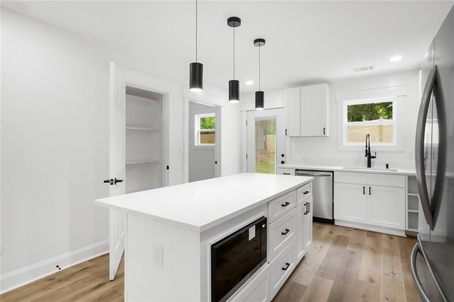 Furnished interior view inside a new home in , Atlanta (Image 4). Furnished interior view inside a new home in , Atlanta (Image 4).