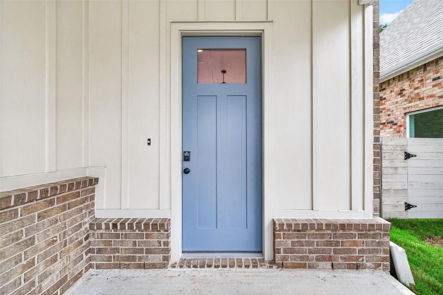 Exterior details and patio area of a home in Two Step Farm, Montgomery (Image 26). Exterior details and patio area of a home in Two Step Farm, Montgomery (Image 26).