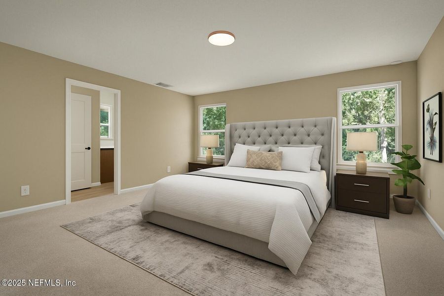 Furnished interior view inside a new home in , Green Cove Springs (Image 7). Furnished interior view inside a new home in , Green Cove Springs (Image 7).