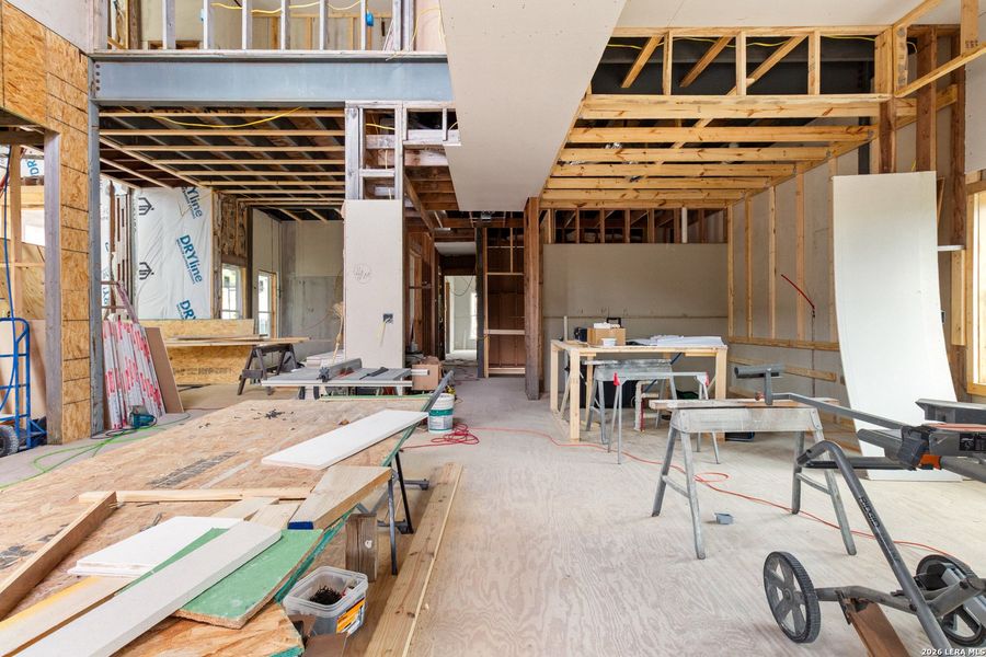 In-progress construction of a new home in , San Antonio, TX (Image 12).