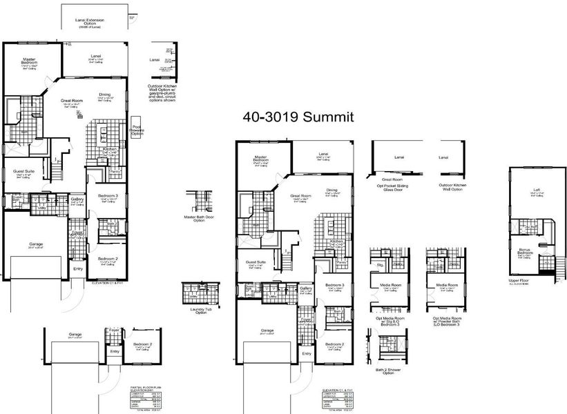 2D floor plan layout of this home in Grand Park Real Estate and Homes for Sale in Sarasota, FL - Neal Communities, Sarasota, FL (Image 4).