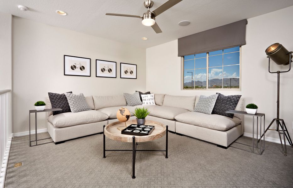 Representative furnished interior of a home built from the Fifth Avenue by Pulte Homes in Visara, Surprise (Image 8).