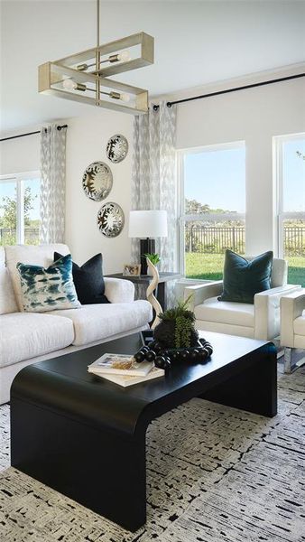 Furnished interior view inside a new home in Villa Mar, Winter Haven (Image 10).