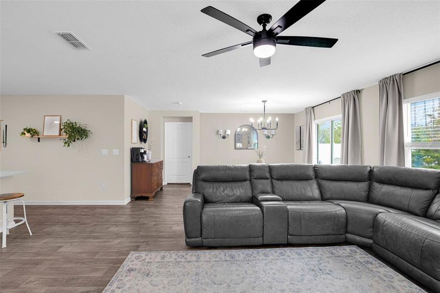 Furnished interior view inside a new home in Sawmill Branch, Palm Coast (Image 10).