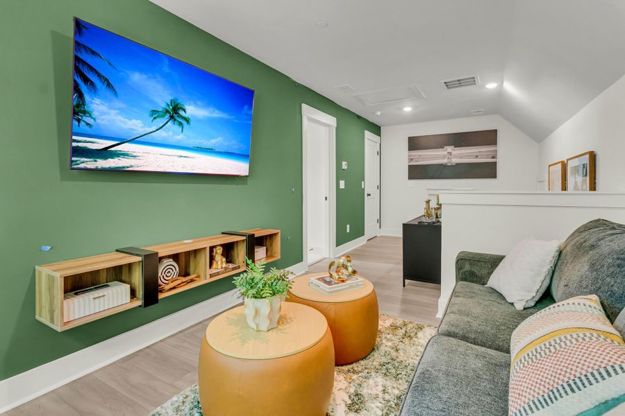 Furnished interior view inside a new home in , Charleston (Image 9).