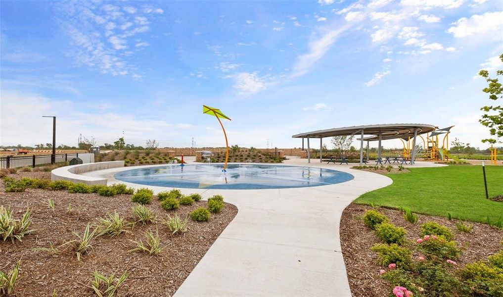 The splashpad will be the perfect place for kids to cool off.