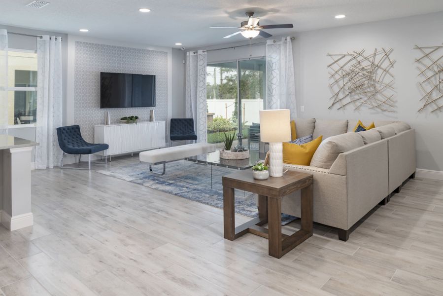 Family Room | Miles | New Homes in Florida | Landsea Homes