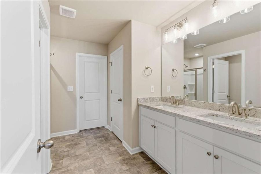 Furnished interior view inside a new home in The Reserve at Chapel Hill Phase II, Douglasville (Image 5). Furnished interior view inside a new home in The Reserve at Chapel Hill Phase II, Douglasville (Image 5).