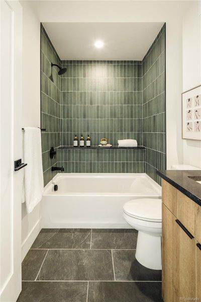 Furnished interior view inside a new home in , Denver (Image 6).