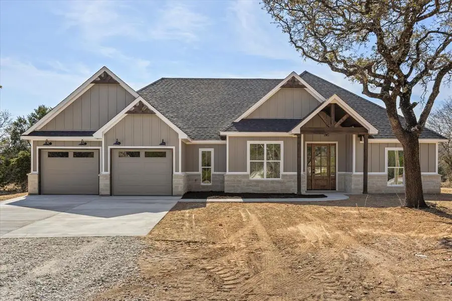 Front exterior of a new home in , Bluff Dale, TX, highlighting curb appeal (Image 23).