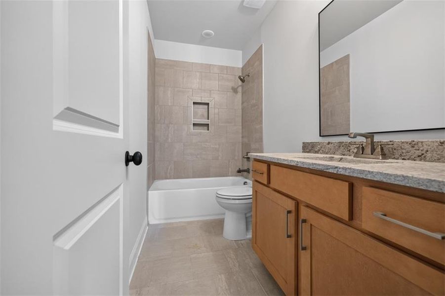 Furnished interior view inside a new home in , Flowery Branch (Image 14).