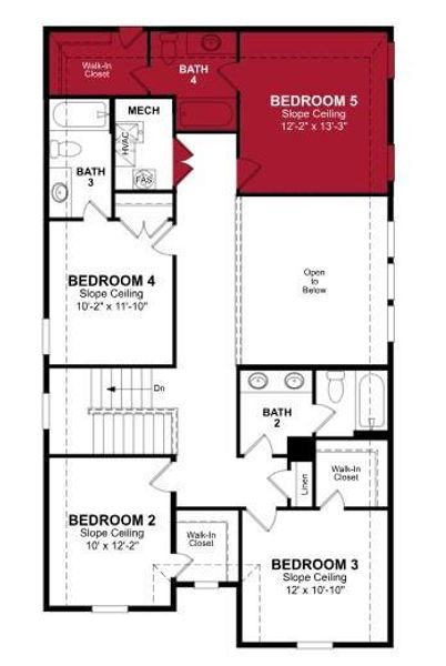 Beazer Homes Waterbend Marathon Floorplan.