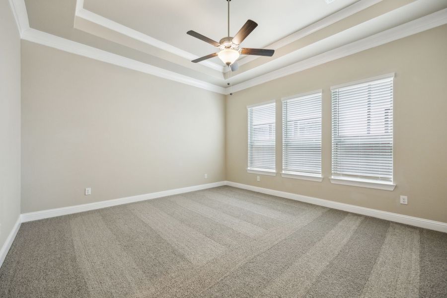 Representative unfurnished interior of a home built from the Normandy by Chesmar Homes in Karis, Crowley (Image 6). Representative unfurnished interior of a home built from the Normandy by Chesmar Homes in Karis, Crowley (Image 6).