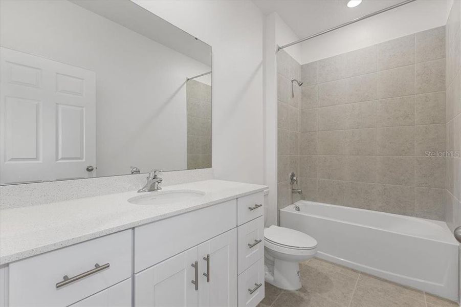 Furnished interior view inside a new home in Highfield at Twisted Oaks, Wildwood (Image 3). Furnished interior view inside a new home in Highfield at Twisted Oaks, Wildwood (Image 3).