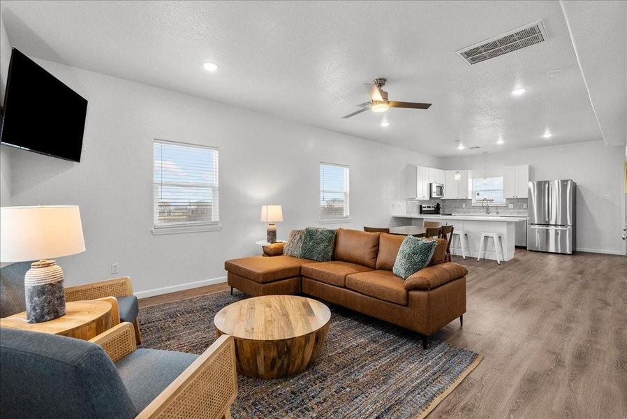 Furnished interior view inside a new home in , Surfside Beach (Image 17). Furnished interior view inside a new home in , Surfside Beach (Image 17).