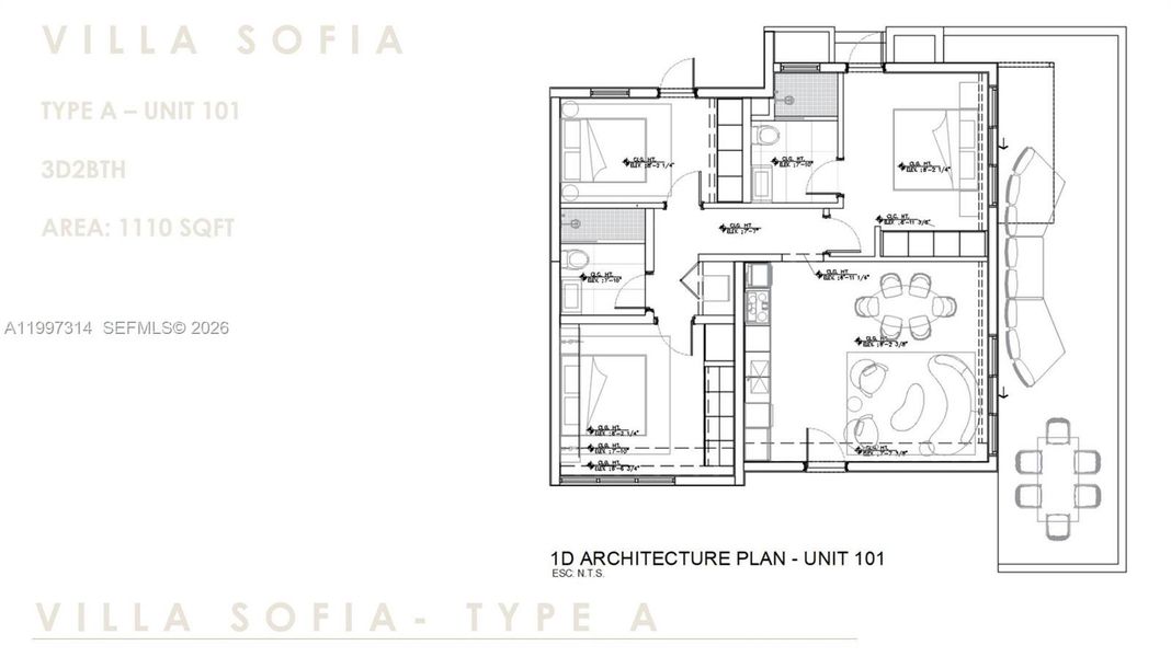 2D floor plan layout of this home in , Miami Beach, FL (Image 4).