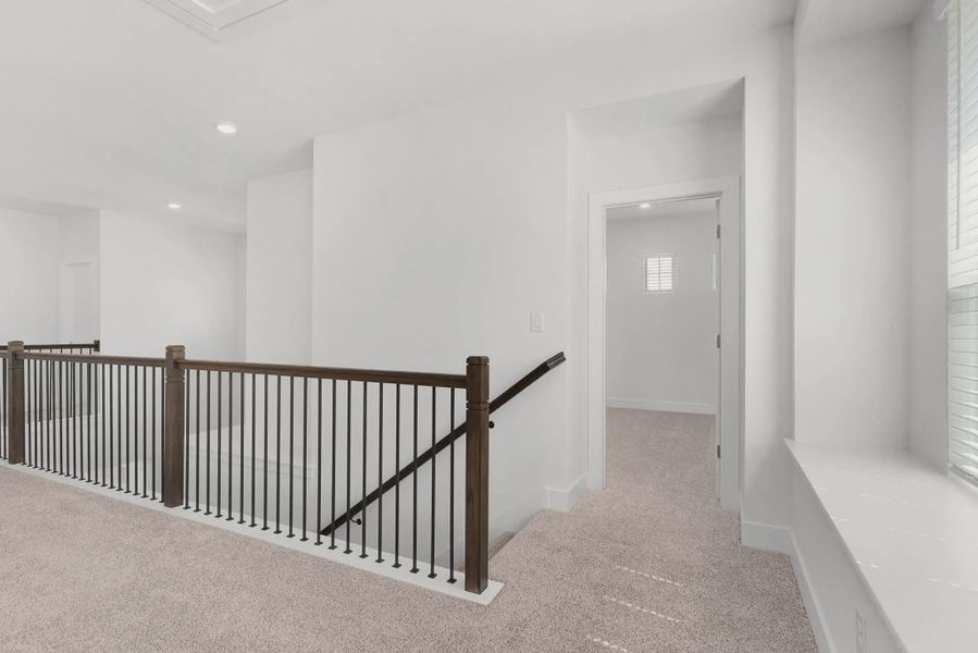 Representative unfurnished interior of a home built from the Archer by Chesmar Homes in Lariat, Liberty Hill (Image 14).