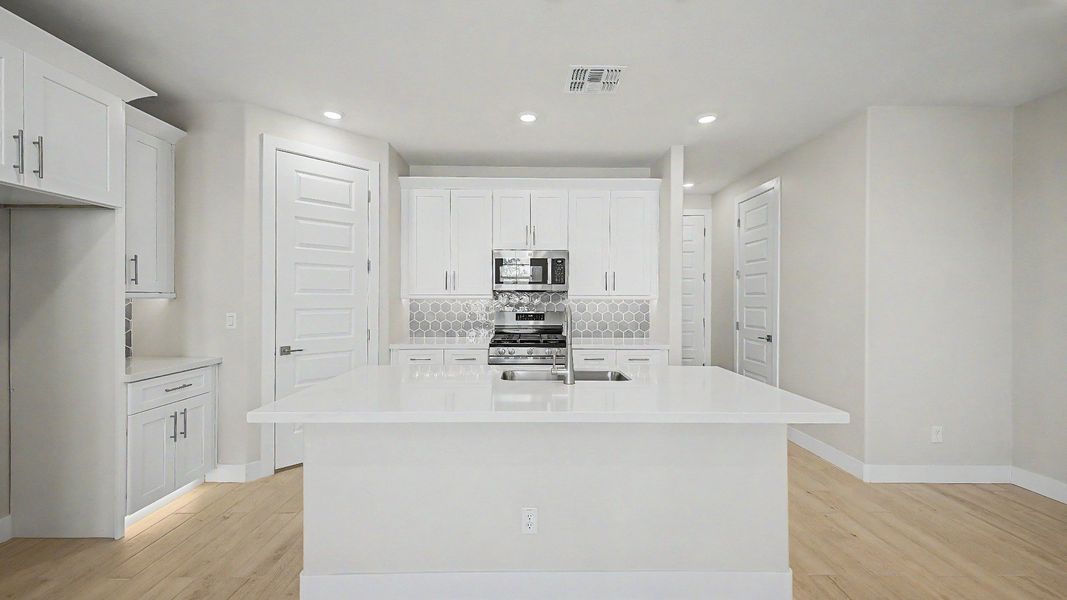 Furnished interior view inside a new home in Surprise City Center, Surprise (Image 6). Furnished interior view inside a new home in Surprise City Center, Surprise (Image 6).