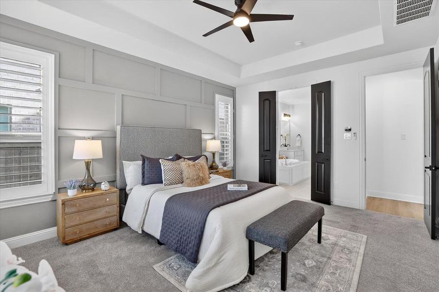 Primary bedroom downstairs