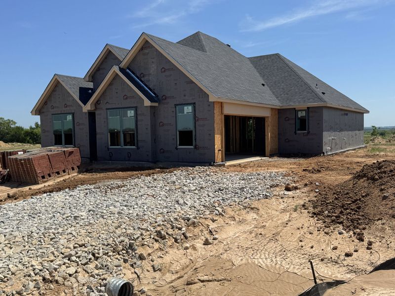In-progress construction of a new home in Stagecoach Crossing, Bridgeport, TX (Image 5). In-progress construction of a new home in Stagecoach Crossing, Bridgeport, TX (Image 5).