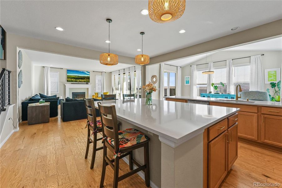 Furnished interior view inside a new home in Settler's Crossing, Commerce City (Image 13).
