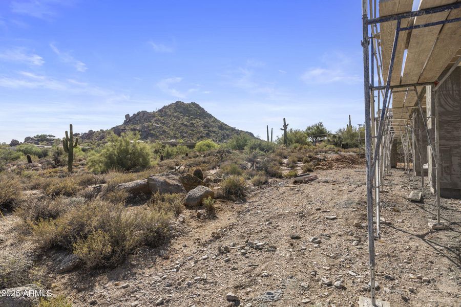 Backyard at Sunset Sky Backyard at Sunset Sky