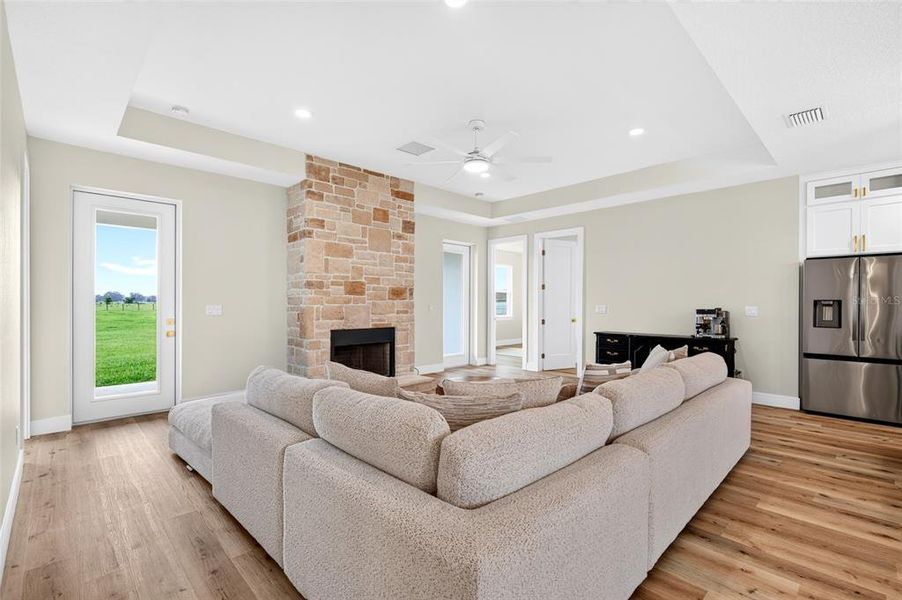 Furnished interior view inside a new home in , Bushnell (Image 33).