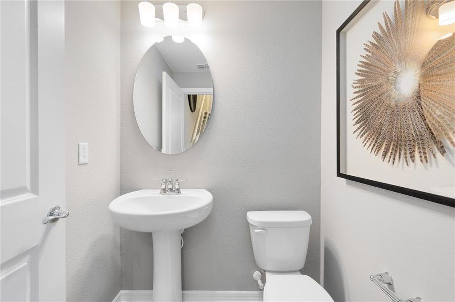 Furnished interior view inside a new home in EverBe, Orlando (Image 20).