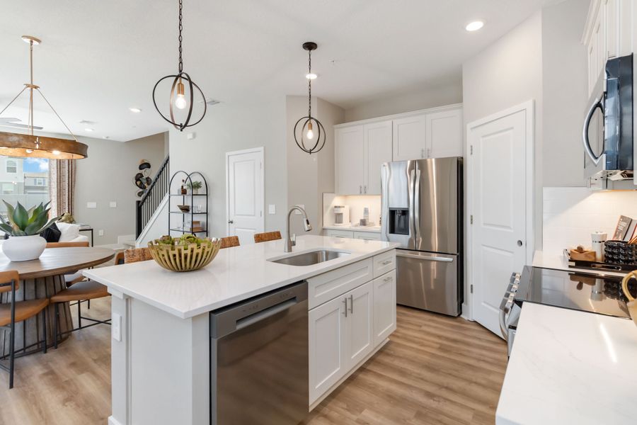 Furnished interior view inside a new home in Magnolia Reserve, Ocoee (Image 12).