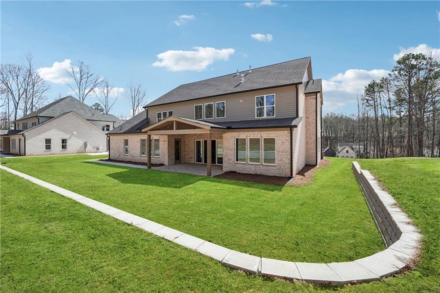 Exterior details and patio area of a home in , Dacula (Image 4).