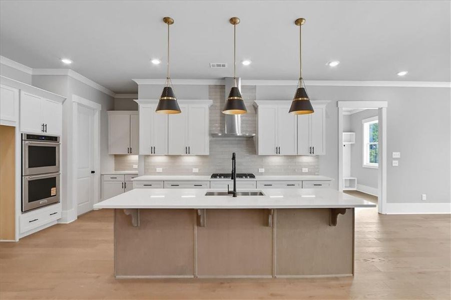 Furnished interior view inside a new home in Old Town Estates, Dacula (Image 4).