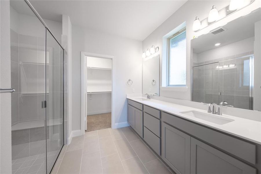 Furnished interior view inside a new home in Valencia on the Lake: Valencia 50s, Little Elm (Image 6). Furnished interior view inside a new home in Valencia on the Lake: Valencia 50s, Little Elm (Image 6).