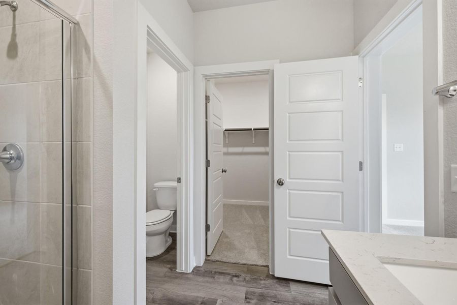 Furnished interior view inside a new home in Stallion Run, Buda (Image 6). Furnished interior view inside a new home in Stallion Run, Buda (Image 6).