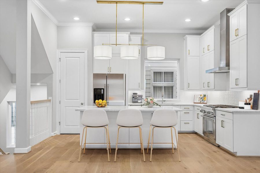 Furnished interior view inside a new home in , Houston (Image 28).