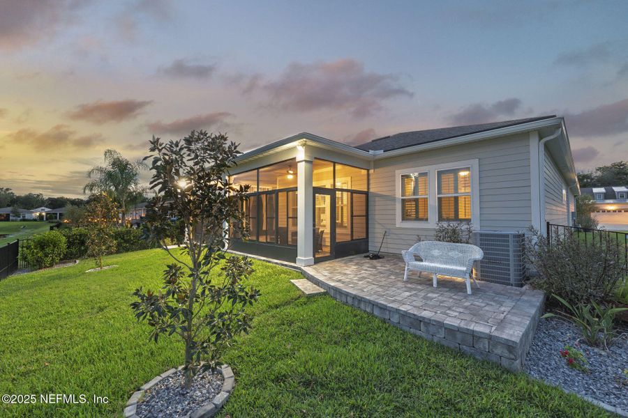 Exterior details and patio area of a home in , St. Johns (Image 3). Exterior details and patio area of a home in , St. Johns (Image 3).