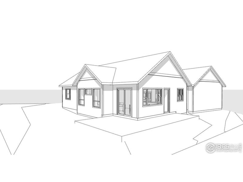 Exterior rendering of this home design in , Estes Park, CO (Image 5).