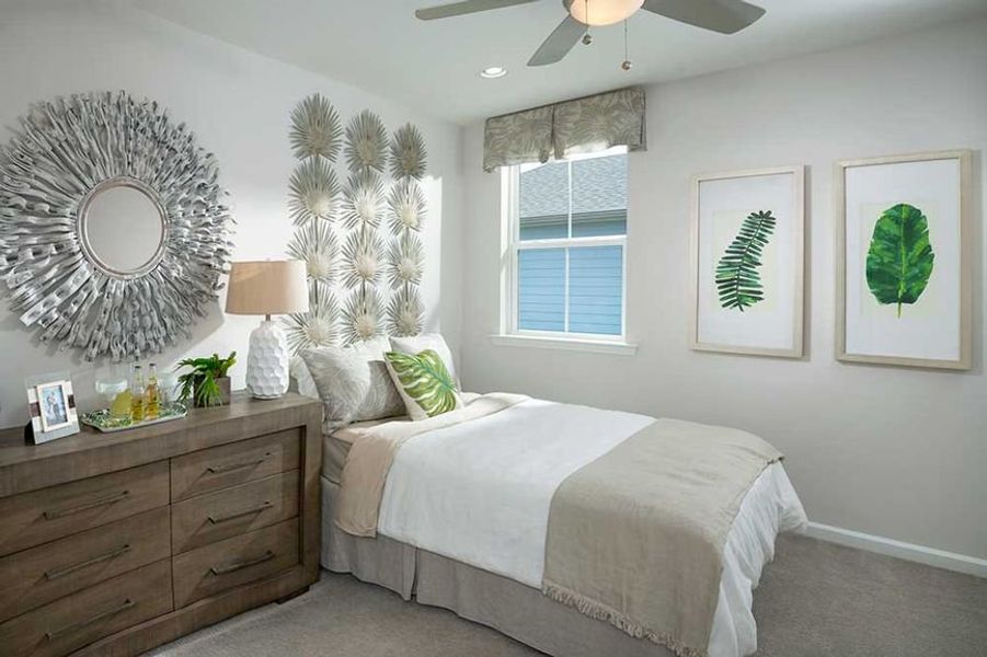 Representative furnished interior of a home built from the Jamaica by Minto Communities in Latitude Margaritaville Hilton Head, Hardeeville (Image 10).