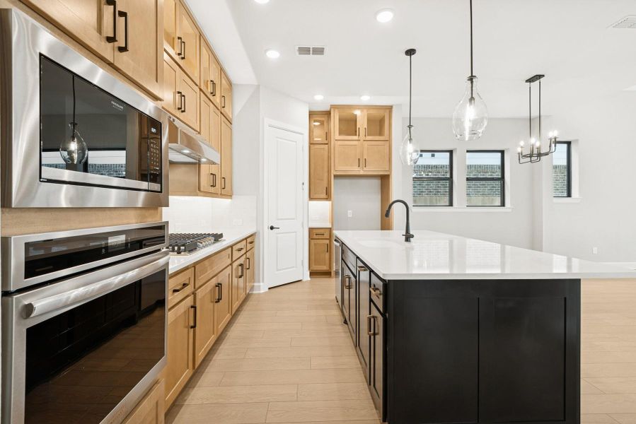 Furnished interior view inside a new home in Grange 45' Homesites, Katy (Image 7).