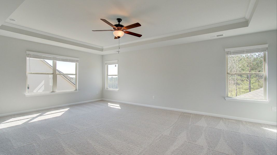 Representative furnished interior of a home built from the Stonefield by DRB Homes in Everson, Snellville (Image 21). Representative furnished interior of a home built from the Stonefield by DRB Homes in Everson, Snellville (Image 21).