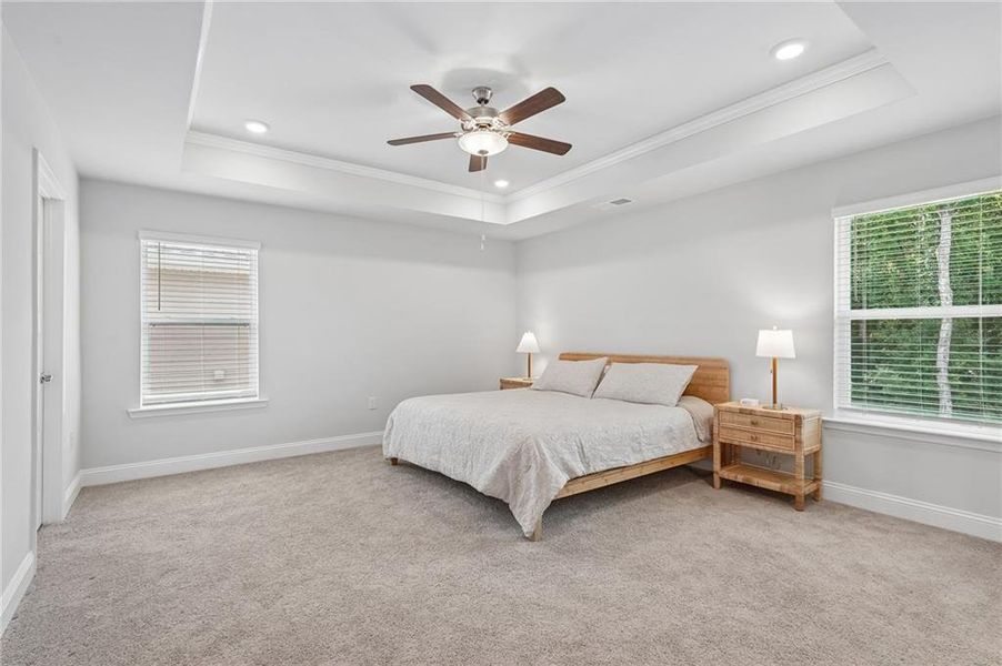 Furnished interior view inside a new home in Windmill Park, Carrollton (Image 18). Furnished interior view inside a new home in Windmill Park, Carrollton (Image 18).