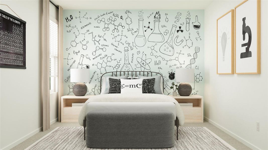 Furnished interior view inside a new home in Firefly Pointe, Hutto (Image 27).