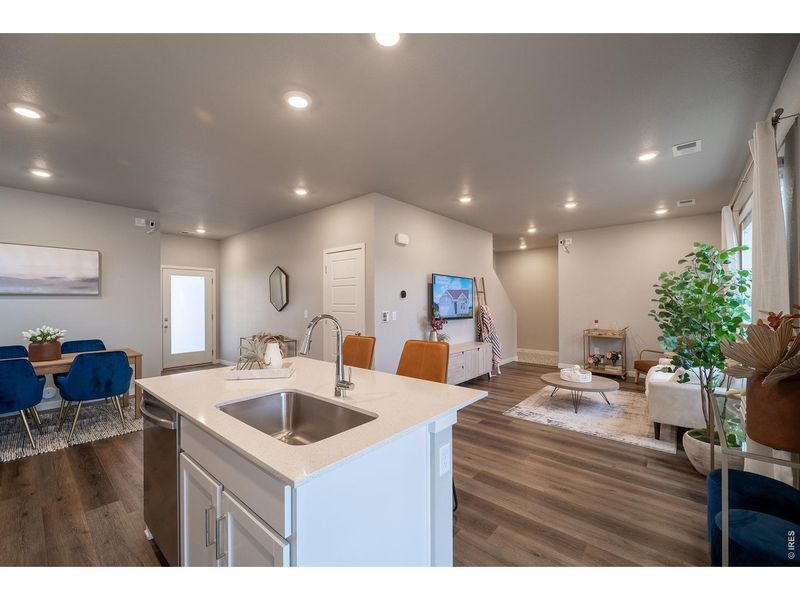 Furnished interior view inside a new home in Liberty Draw, Evans (Image 13).