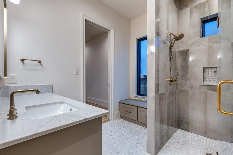 Furnished interior view inside a new home in , Denton (Image 18).