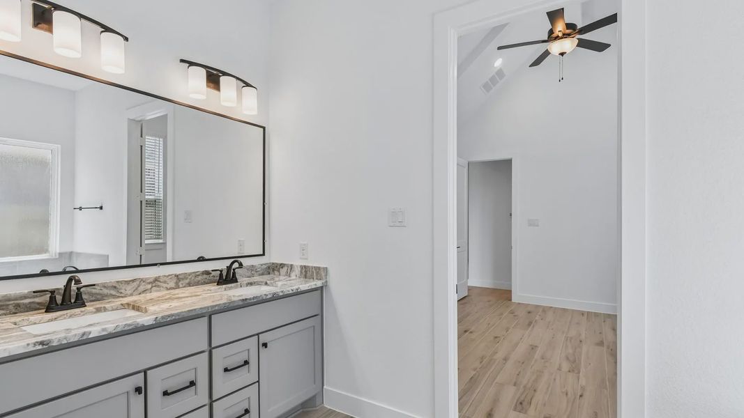 Furnished interior view inside a new home in Artavia, Conroe (Image 16).
