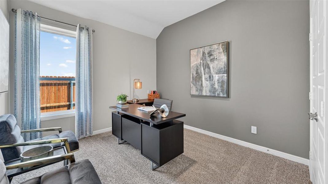 Furnished interior view inside a new home in Lakeview Pointe, Grand Prairie (Image 34).