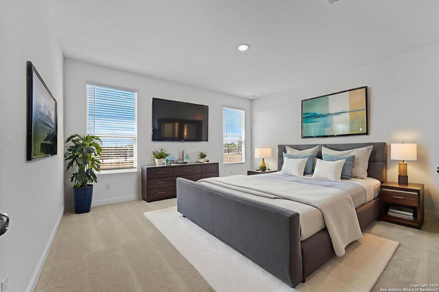 Furnished interior view inside a new home in Hidden Trails: Coastline Collection, Bulverde (Image 6).