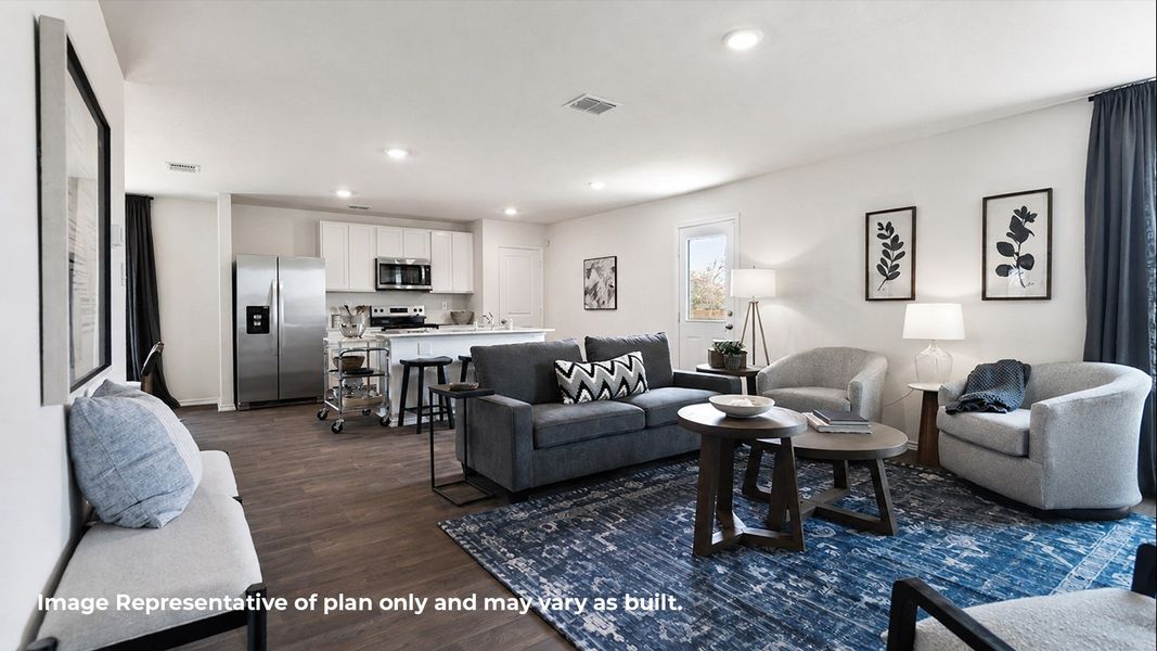 Furnished interior view inside a new home in Kokomo, Rockport (Image 3).